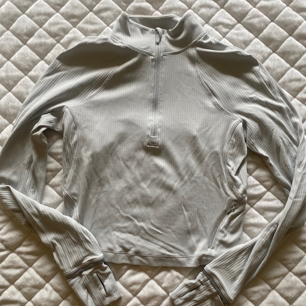 Lulu Lemon Rulu run half zip cropped